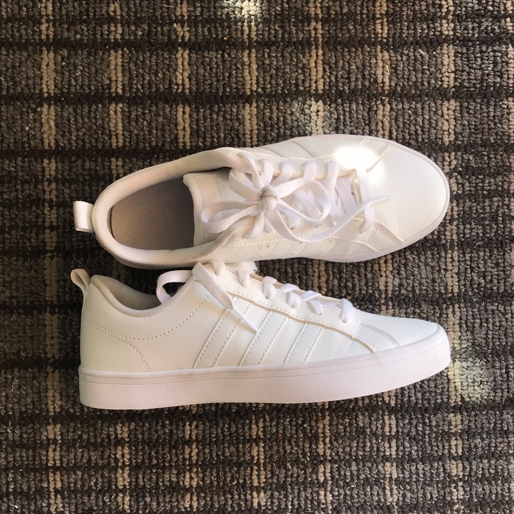 All White Adidas